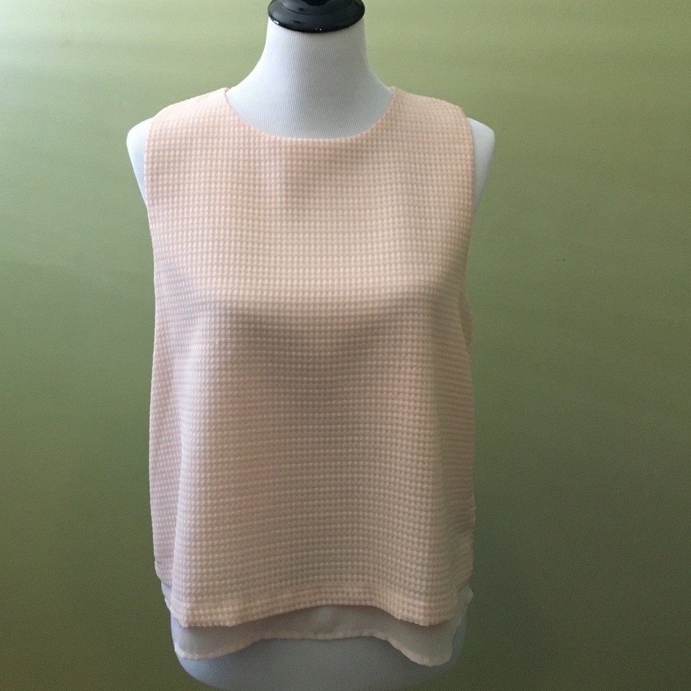 Elodie pale pink layered top.